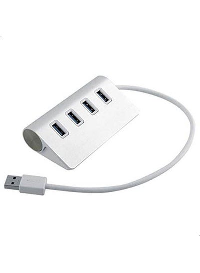 Buy Usb 3.0 Premium 4 Port  Usb Hub With Shielded Cable White in Egypt