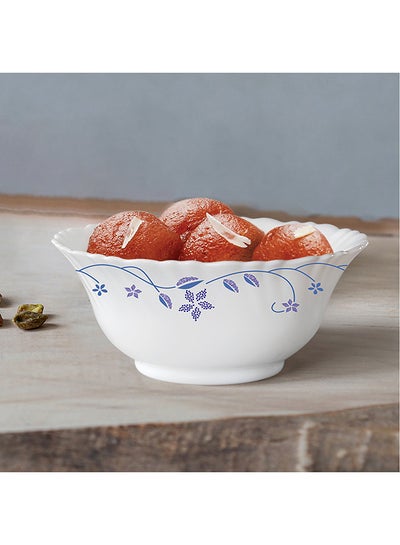 Buy Larah Flora Opal Soup Bowl white 12.5cm in UAE