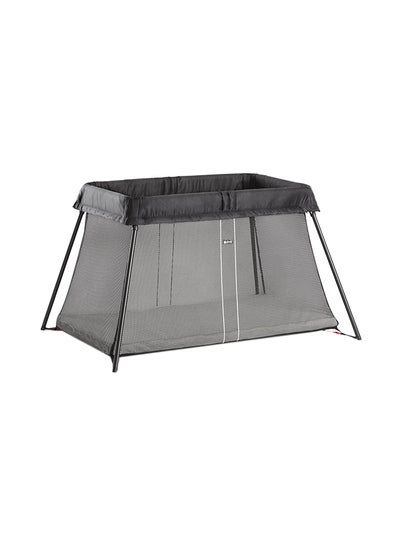 Black store travel cot