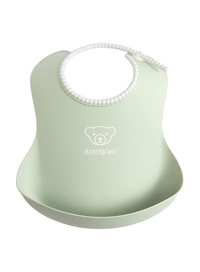 Buy Baby Feeding Bib, Powder Green in UAE