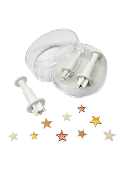 Buy 3-Piece Star Plunger Cutter Set White in Saudi Arabia