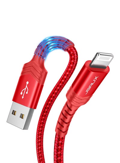 Buy Mfi Usb-A To Lightning Cable 1.2M Red in Egypt