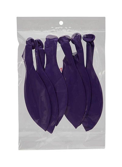 Buy Party Time   Latex Balloon 6 Pieces / 1Pack Purple 18inch in Egypt