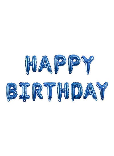 Buy Happy Birthday 13 Letter Balloons Blue Lcm in Egypt