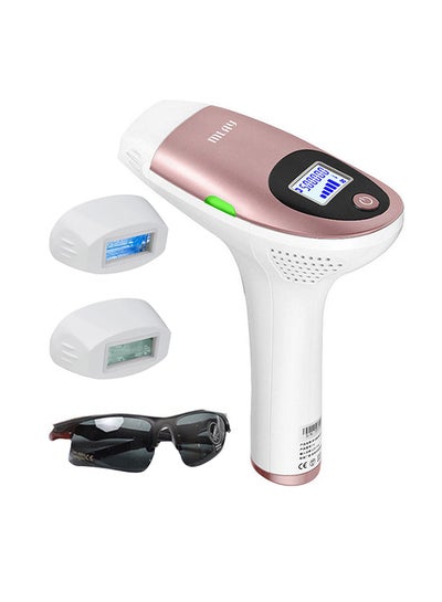 Buy 3-in-1 Home Laser Hair Removal Device Pink/White in Saudi Arabia