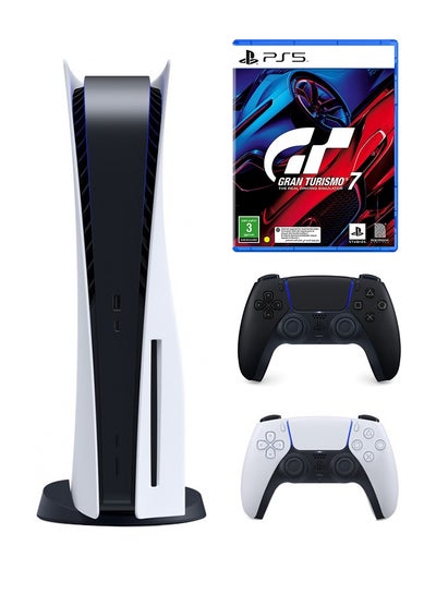 Buy Playstation 5 Disc With Dualsense Black  Gran Turismo 7 Standard PS5 in Egypt