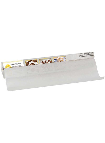 Buy Baking Parchment Paper Non Stick 53 Sq.ft White 38x12.8cm in Saudi Arabia