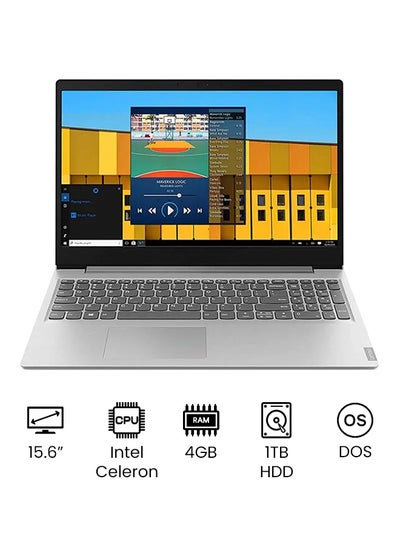 Buy IdeaPad S145-15IGM Laptop With 15.6-Inch Display, Celeron Processor/4GB RAM/1TB HDD/Intel UHD Graphics 600/DOS(Without Windows)/ Grey in Saudi Arabia