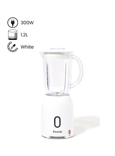 Buy Portable Blender With Jar 1.2 L 300.0 W NL-BL-4392-WH White in UAE