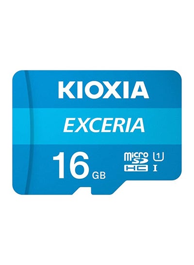اشتري بطاقة ذاكرة داخلية ميكرو SD سعة 16 جيجا من EXC أزرق في السعودية