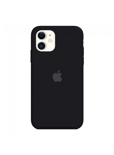 Buy Protective Case Cover For Apple iPhone 12 Black in Saudi Arabia