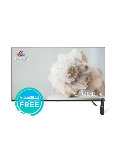 Buy 65 inch 4K QLED Android Smart Tv Framless 65EV250QA Black in UAE