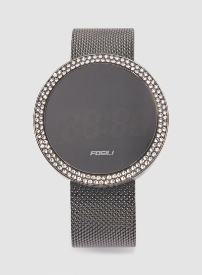 اشتري Women's Digital Modern - Watches Stainless Steel - Black ,Digital, Quartz في مصر