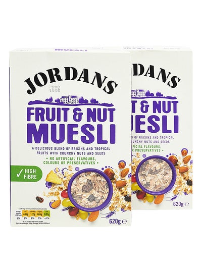 Buy Muesli Fruit And Nut 620grams Pack of 2 in UAE