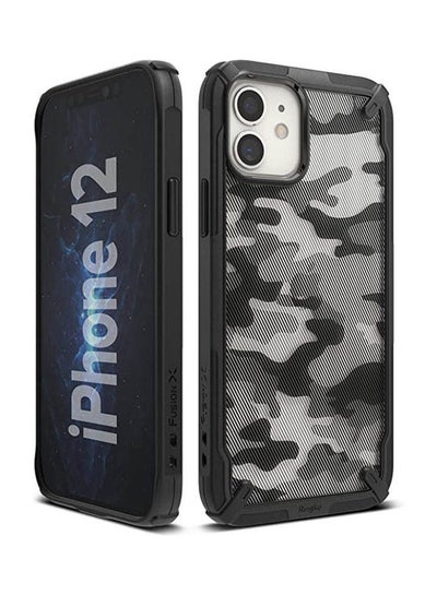 Buy Fusion X Case Designed for iPhone 12 Pro iPhone 12 Max Camo Multicolour in UAE