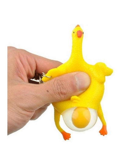 Buy Silicone, Lightweight Stress relief Squeeze Sensory Chicken Gadget Toy 9x6cm in Saudi Arabia