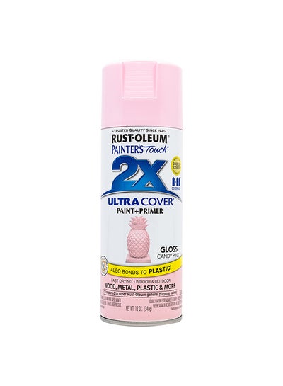 Buy Painter’s Touch Ultra Cover Gloss Spray Gloss Candy Pink in UAE