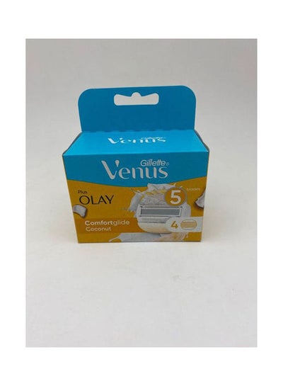 Buy Venus ComfortGlide Razor Blade Refill With Olay For Women - 4 Pieces Multicolour in Egypt