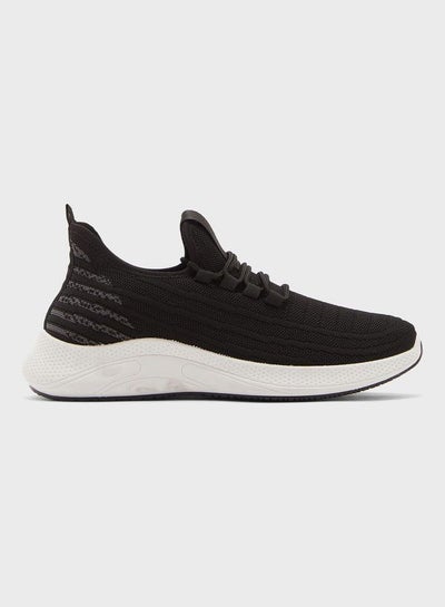 اشتري Knitted Sneakers For Men Black في السعودية