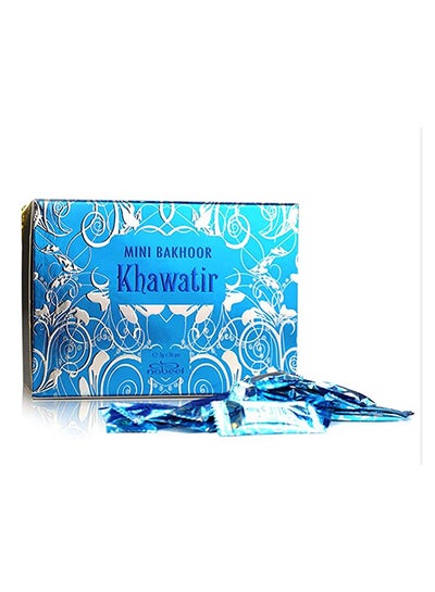 Buy Mini Bakhoor Khawatir Incense Blue 108grams in Saudi Arabia