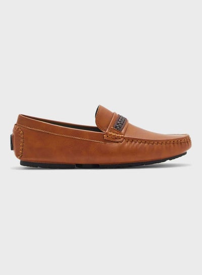 Buy Saddle Driver Moccasins Brown in UAE