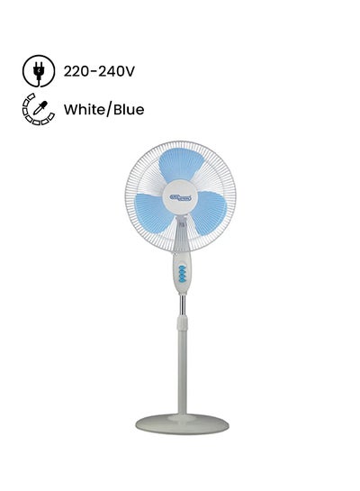 Buy Stand Fan SGSF28M White/Blue in UAE