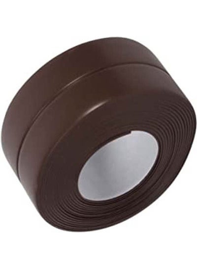 Buy Tub and Wall Caulk Strip Wall Sealing Tape Waterproof Self-Adhesive Decorative Trim Brown in Egypt