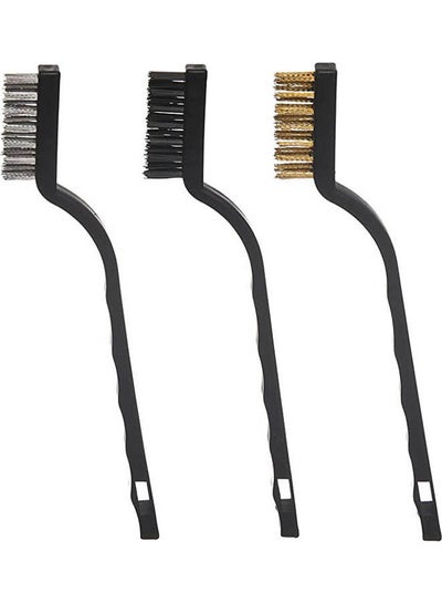 اشتري Cleaning Brushes, Set Of 3 BLack في مصر