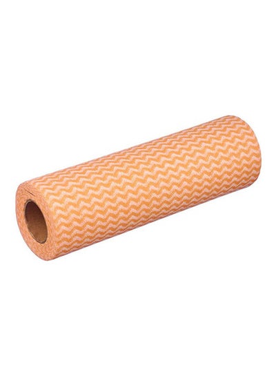 Buy Multi-Use Oil Absorbent Kitchen Roll Orange ‎24.6 x 9.2 x 7.9cm in Egypt