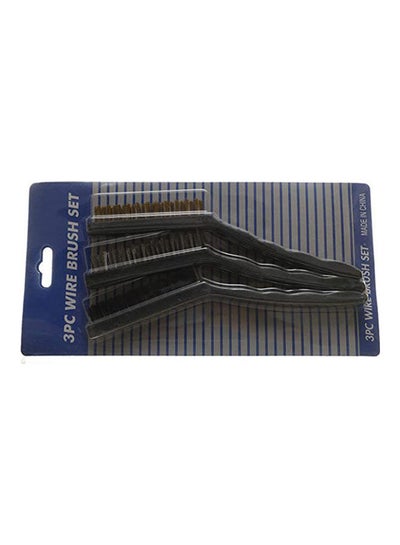 Buy Gas Cooker Cleaning Brush Set 3 Pcs Black in Egypt