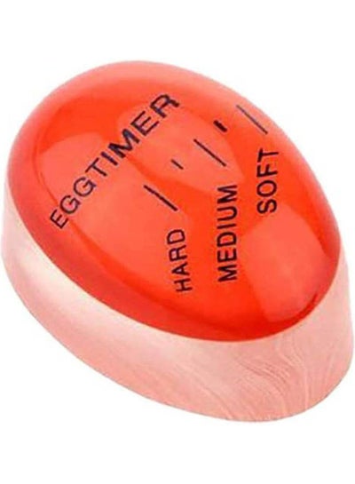 اشتري Color Changing Boiled Egg Timer Thermometer Red في مصر