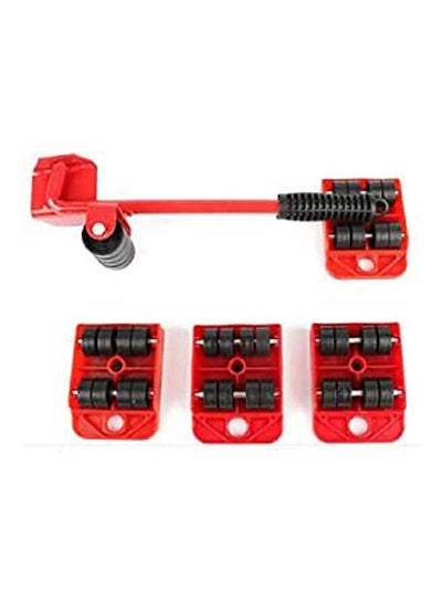 Buy Furniture Transport Lifter tool Set Heavy Stuffs Moving Wheel Red in Egypt