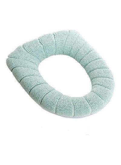 Buy Bathroom Soft Thicker Warmer Toilet Seat Cover Pads Green in Egypt