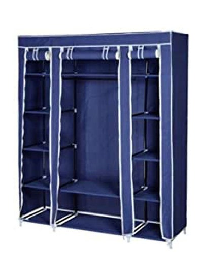 Buy Safari Portable Closet With 2 Sections Large Blue in Egypt