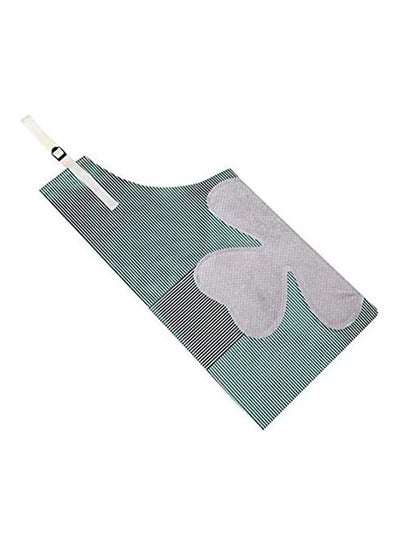 Buy Adjustable Bib Apron With Pockets Green 23.5 x 21.2cm in Egypt