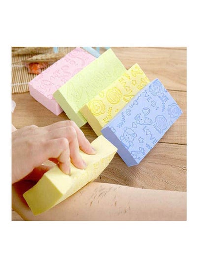 Buy 3Pcs Ultra Soft Exfoliating Sponge Shower Multicolor 16x12cm in Egypt