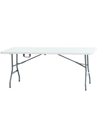 اشتري Plastic Foldable Table - Outdoor And Camping - White Plastic 80X71X8.5Cm Rectangular White 80x71x8.5cm في الامارات