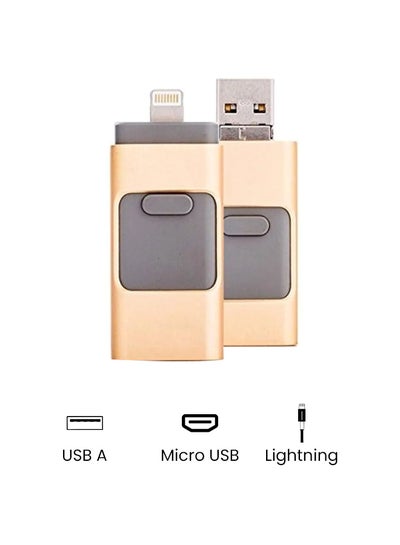 Buy 3-In-1 OTG Flash Drive 256.0 GB in Saudi Arabia