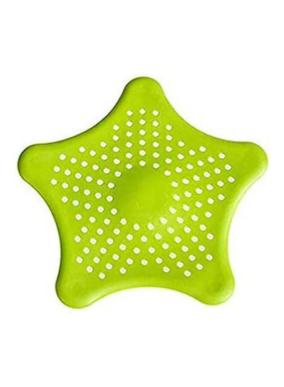 Buy Kitchen Tub Drain Protector Star Shape Soft Silicone Household Sink Strainer Hair Catcher Shower Drain Cover Green in Saudi Arabia