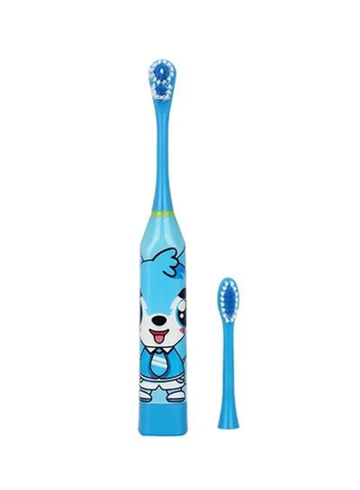 Buy Children Automatic Ultrasonic Waterproof Electric Toothbrush With 2 Brush Heads in UAE