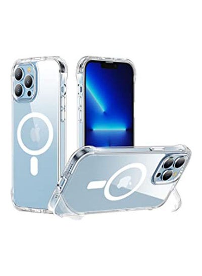 Buy Magsafe Phone Case With Kickstand For Iphone 13 Pro Transparent in Egypt