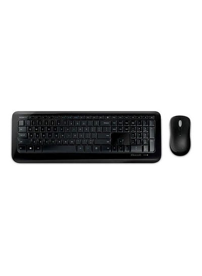Buy Wireless Keyboard With Mouse Combo Black in Saudi Arabia