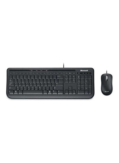 Buy Wired Keyboard With Mouse Combo Black in Egypt