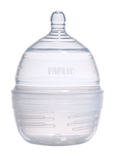 Buy Anti-colic, Space Saving Design Silicone Bottle, BPA-free, 240 Ml, Clear - NF-905 in Egypt