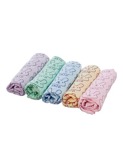 Buy Microfiber Kitchen Towels Set  5 Pieces Multicolour in Egypt