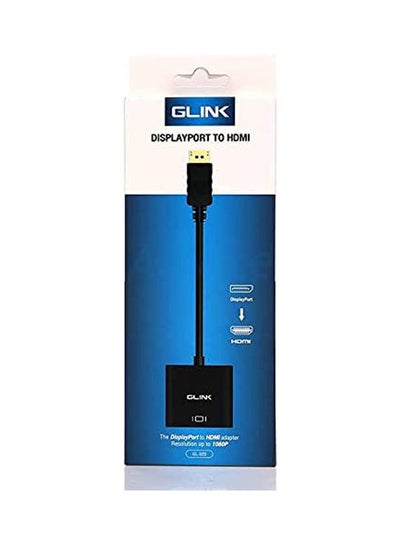 Buy Display Port Male To Hdmi Female Adapter For Computer Black in Egypt
