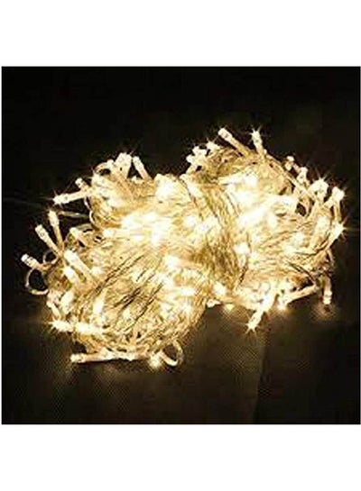 Buy Christmas Bright Light Xmas Tree Lamps Party Room Decor Out Door Decoration Led Yellow 10meter in Egypt