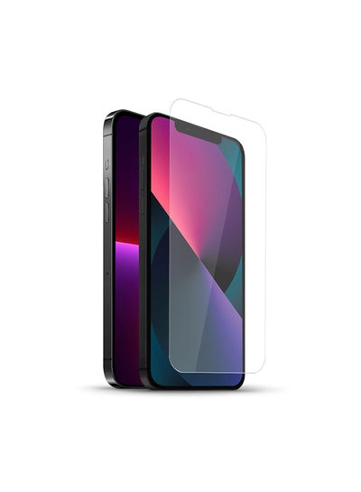 Buy Defendr Case Friendly Tempered Glass Compatible With iPhone 13 Pro -Glass/Plastic - Solid -Ultra-Thin Precision Touch Technology--shatterproof-finger print recognition-9H protection Clear in UAE