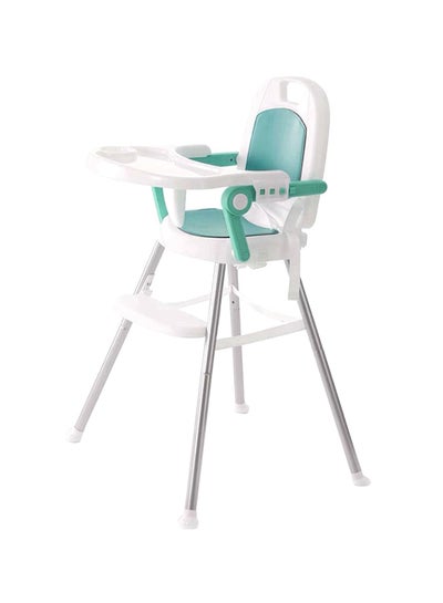 Buy 3-In-1 Adjustable Folding Compact Baby High Chair With Dining Tray And Seat Belt in Saudi Arabia