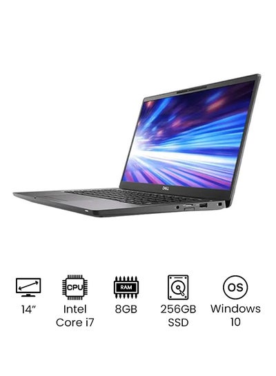 Buy Latitude 7400 With 14-Inch Full HD Display, Core i7 Processor/8GB RAM/256GB SSD/Intel Full HD Graphics/Windows 10 /International Version English Black in UAE